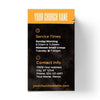 You're Invited Orange Paint - Mini Invitation Card