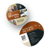 Bars Collage - Round Invitation Card