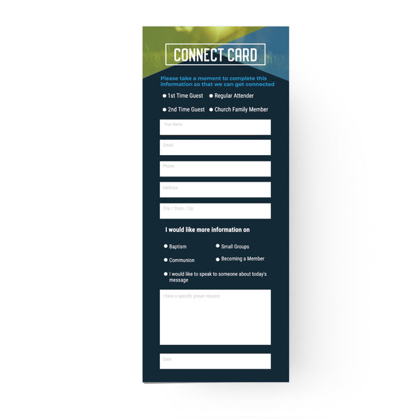Modern Yearly Theme - Standard Connection Card