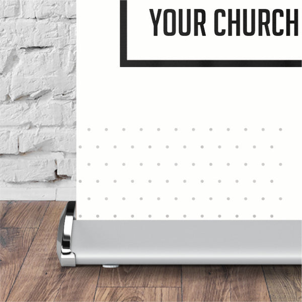 Gradient and Paint Clean - Retractable Banner