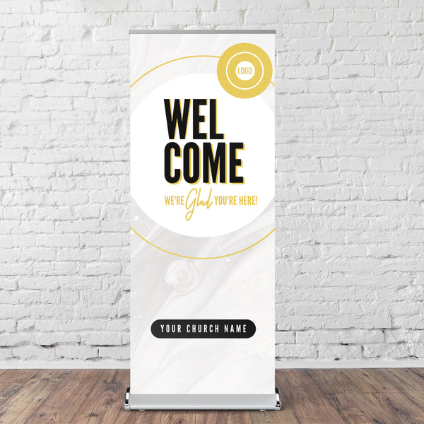 Modern Circles - Retractable Banner