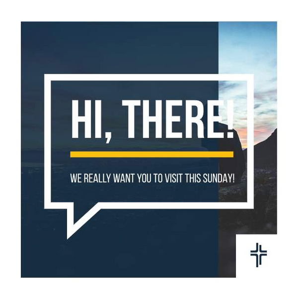 Hi, There! - Social Media Graphic