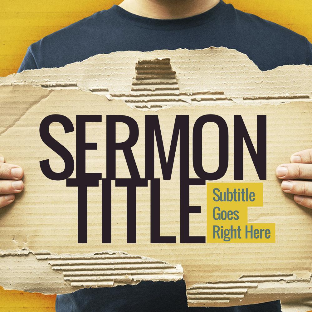 Sermon Sign Sign Sermon