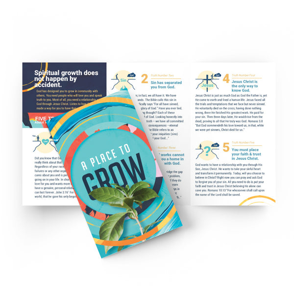 trifold gospel tract a place to grow lifepress
