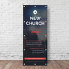 New Church Red Lines - Vertical Banner