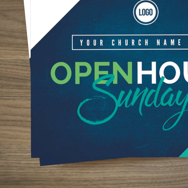 Open House Balloons - Standard Invitation Card
