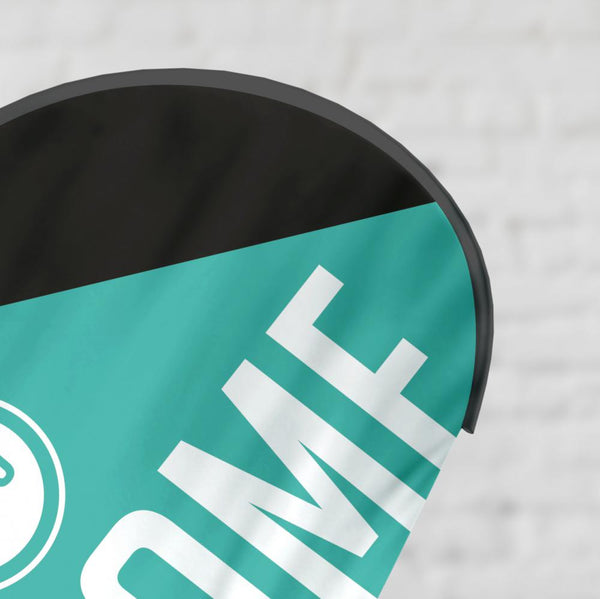 Gradient Banner - Teardrop Flag