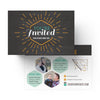 You're Invited Burst - Standard Invitation Card