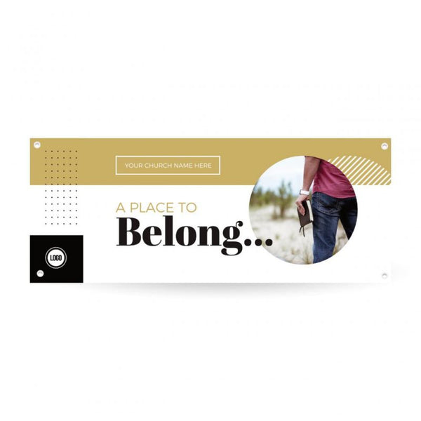 A Place To Belong - Horizontal Banner