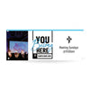 You Belong Here Blue Script - Horizontal Banner