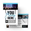 You Belong Here Blue Script - Standard Invitation Card