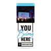 You Belong Here Blue Script - Vertical Banner