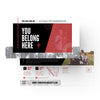 You Belong Here Red Box - Large EDDM Mailer