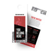 You Belong Here Red Box - Door Hanger