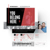 You Belong Here Red Box - Small EDDM Mailer