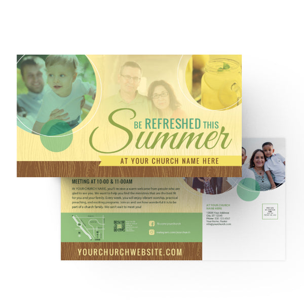 Be Refreshed This Summer - Large EDDM Mailer