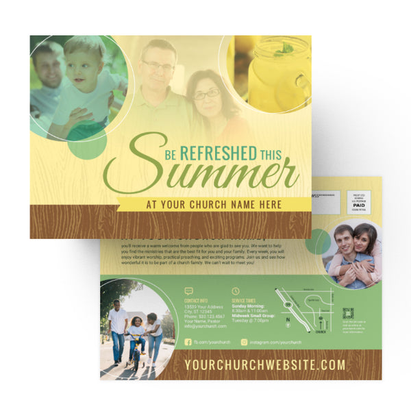 Be Refreshed This Summer - Small EDDM Mailer