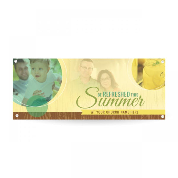 Be Refreshed This Summer - Horizontal Banner