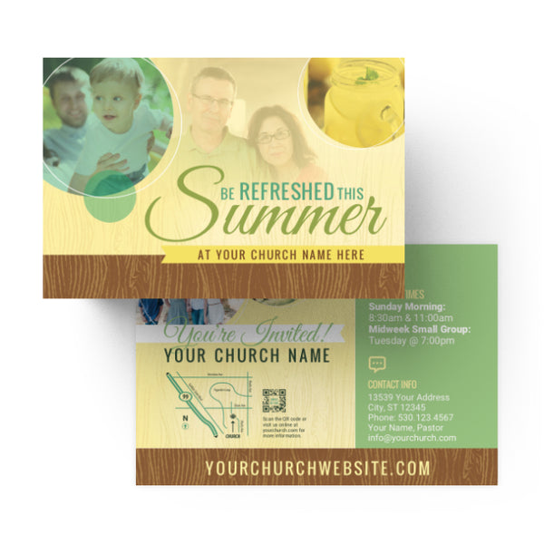 Be Refreshed This Summer - Standard Invitation Card
