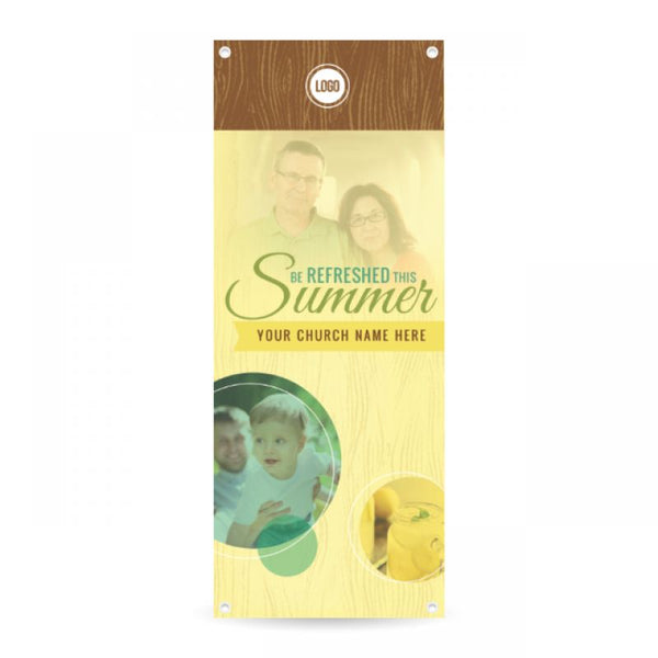 Be Refreshed This Summer - Vertical Banner