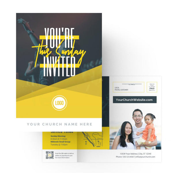 You're Invited Colorful - Small EDDM Mailer