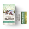 You're Invited Green Field - Mini Invitation Card
