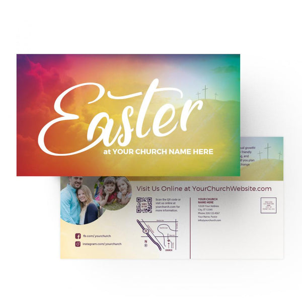 Easter Hillside Cross - Large EDDM Mailer