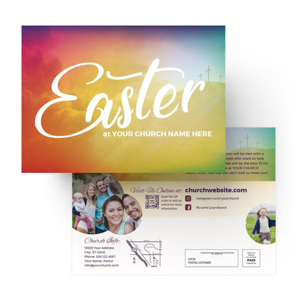 Easter Hillside Cross - Small EDDM Mailer