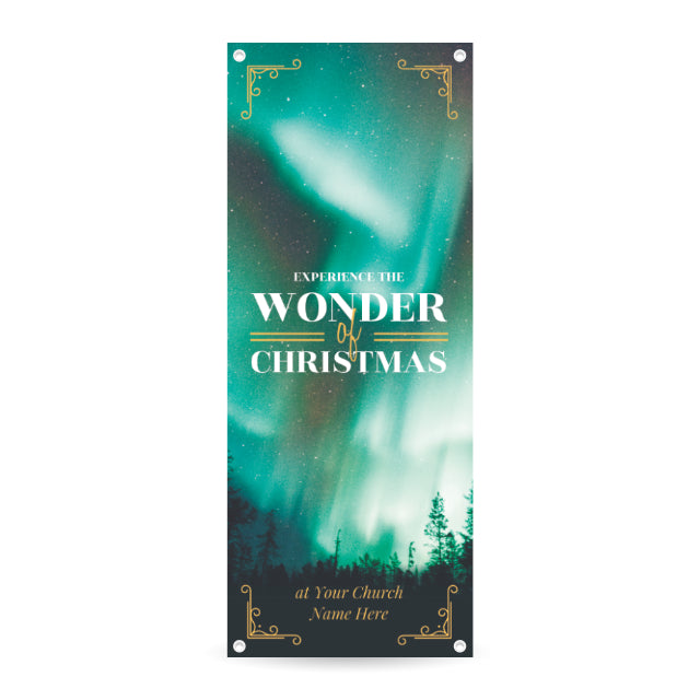Experience the Wonder - Vertical Banner