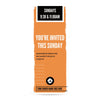 You're Invited Modern Orange - Vertical Banner