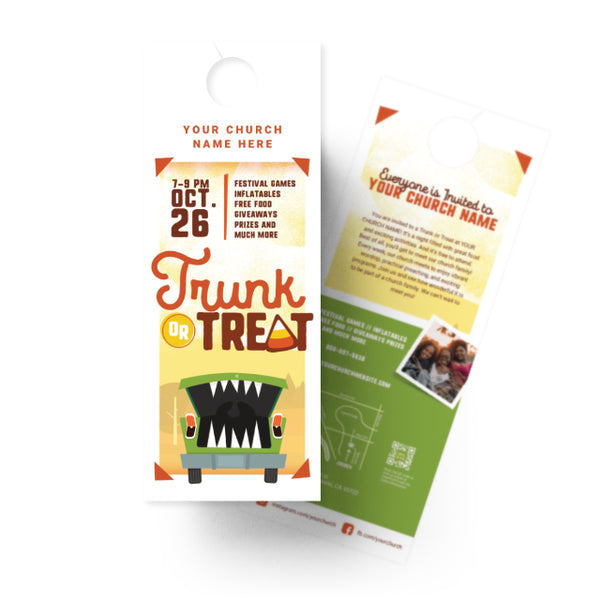 Trunk or Treat Orange - Door Hanger