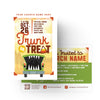 Trunk or Treat Orange - Standard Invitation Card