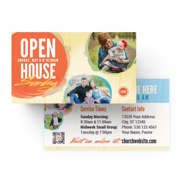 Open House Paint - Mini Invitation Card