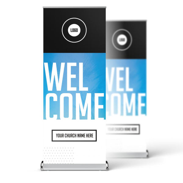 Gradient and Paint Clean - Retractable Banner