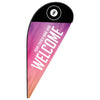 Gradient and Paint Clean - Teardrop Flag