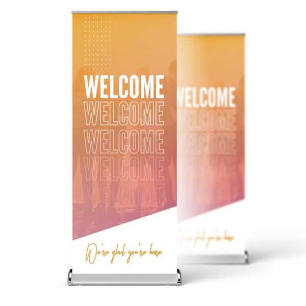 Angled Gradients - Retractable Banner