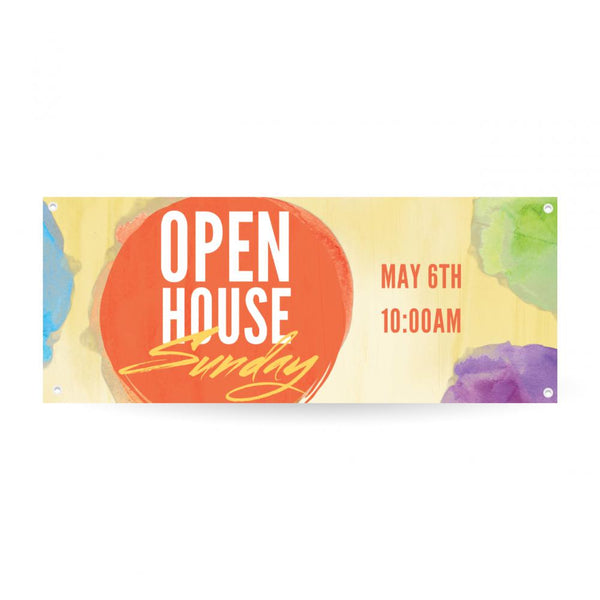 Open House Paint - Horizontal Banner