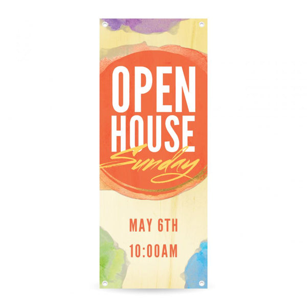 Open House Paint - Vertical Banner