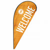 Wood Texture - Teardrop Flag