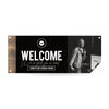 Dark Black Wood - Horizontal Banner