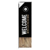 Dark Black Wood - Rectangle Flag