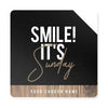 Dark Black Wood - Greeting Signs