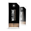 Dark Black Wood - X-Stand Banner