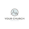 Mountain Range Cross - Logo
