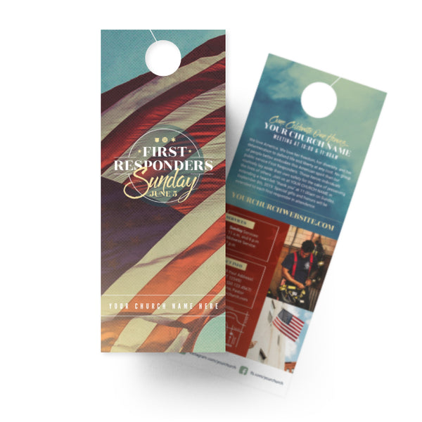 First Responders - Door Hanger