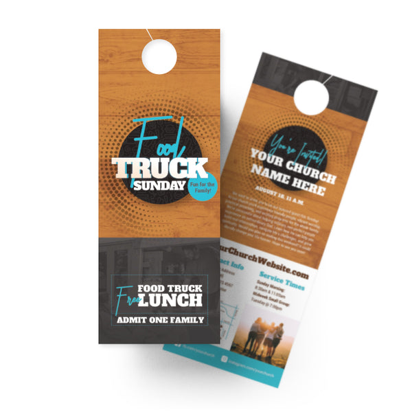 Food Truck Sunday - Door Hanger