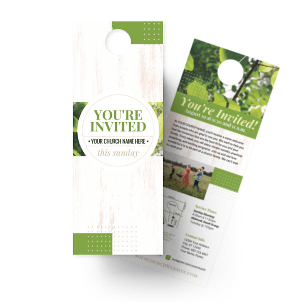 You're Invited Summer - Door Hanger