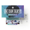 Be Our Guest Circle Gradient - Large EDDM Mailer