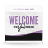 Wavy Lines - Large Fabric Sleeve Display