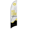Wavy Lines - Feather Flag